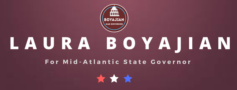 Laura Boyajian for Mid Atlantic State Governor
